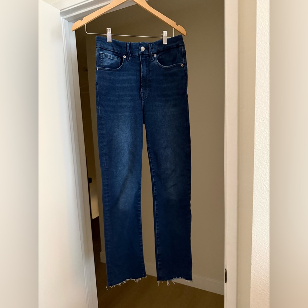 Good American Dark Blue Always Fits Jeans